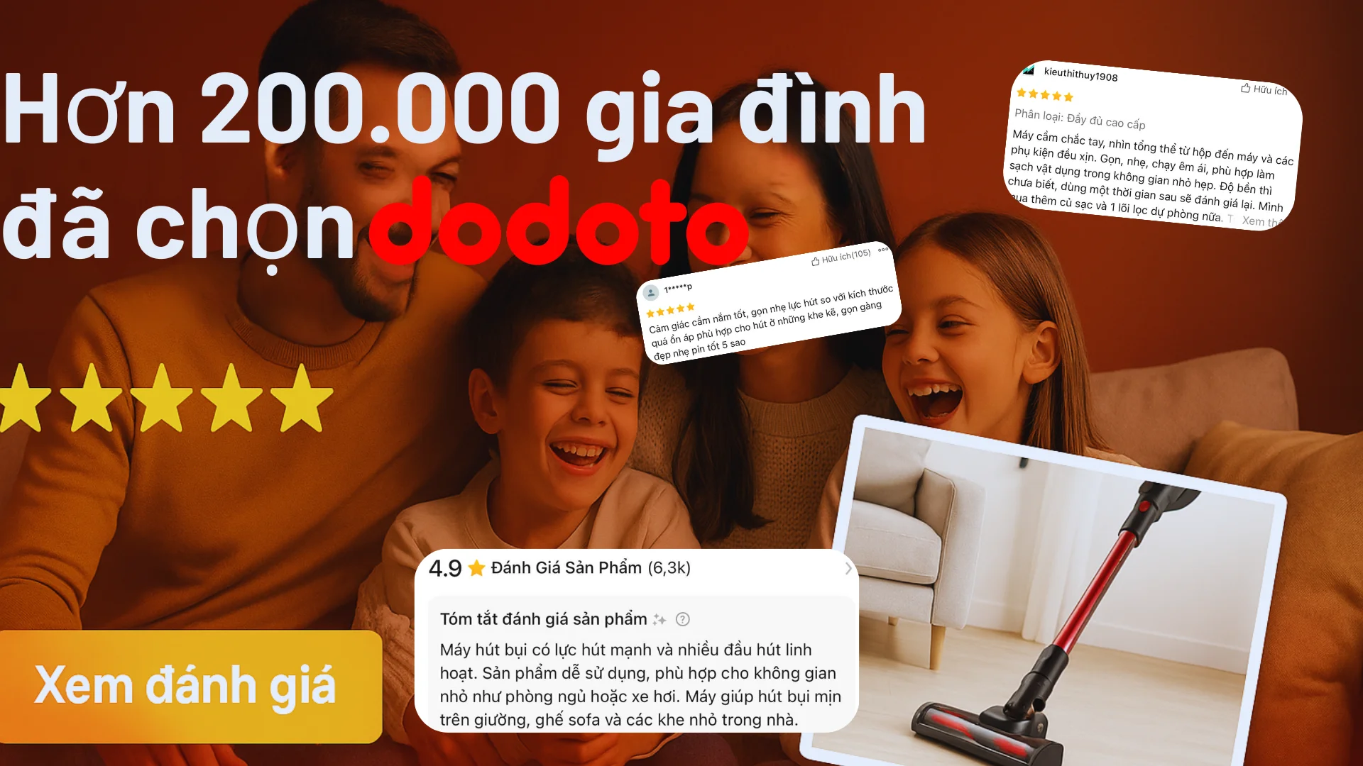 Hơn 100.000 gia đình đã chọn Dodoto