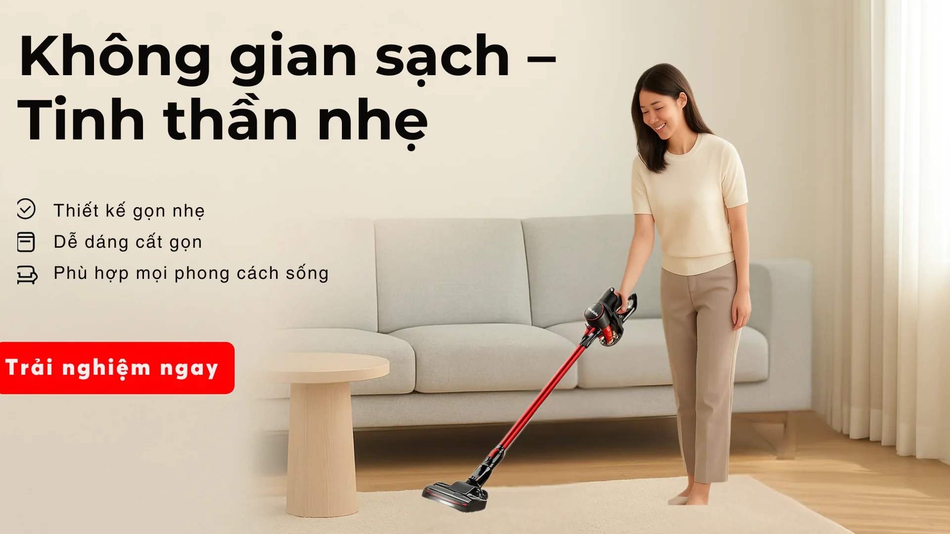 Không gian sạch – Tinh thần nhẹ (1)